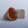 Cappuccino Delight: 100ml Conical Mug for Rich Lattes & Velvety Cappuccinos