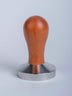 58mm Espresso Tamper with Ergonomic Wooden Handle - Premium Stainless Steel Coffee Tool