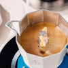 'Azure Wave' Moka Pot | Espresso Maker 300ml (6 cups) - BrewTazza