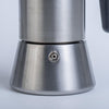 'Stainless Elegance' Moka Pot | Espresso Maker 200ml (4 cups) - BrewTazza