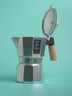 'Crema' Moka Pot | Dual-valve Espresso Maker 100ml (2 cups) - BrewTazza