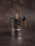 'Crema' Moka Pot | Dual-valve Espresso Maker 100ml (2 cups) - BrewTazza