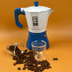 'Azure Wave' Moka Pot | Espresso Maker 300ml (6 cups)